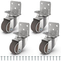 1" Swivel Plate Casters, 4 Pcs B22760