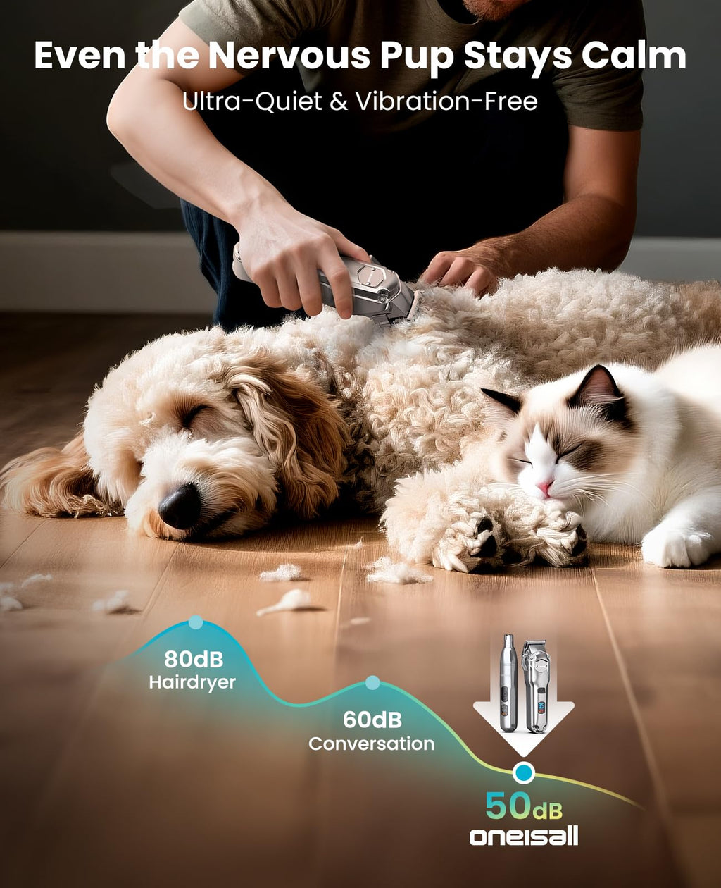 Dog Grooming Clippers 4-in-1 Kit Z54718
