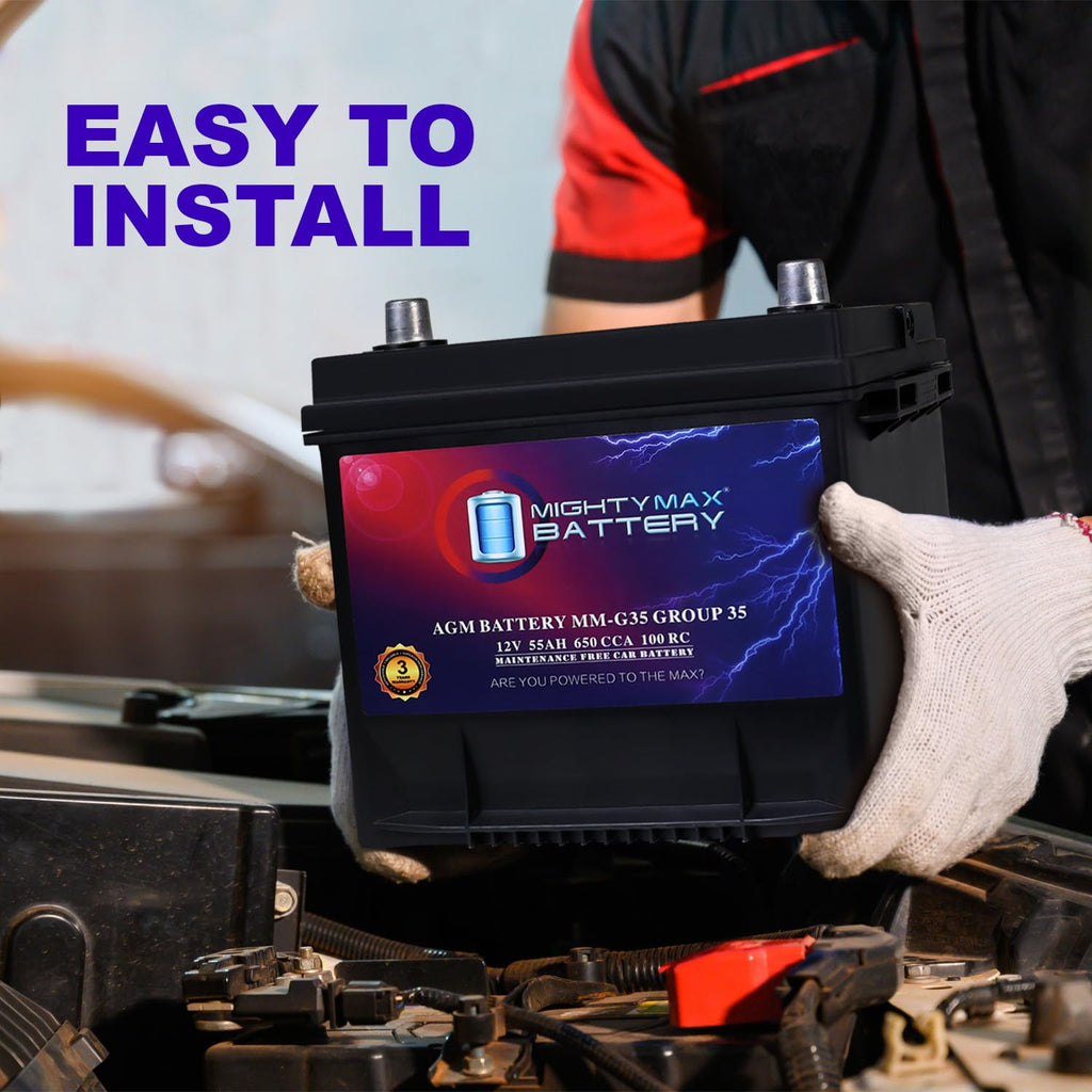 12V 55Ah AGM Replacement Battery D9710