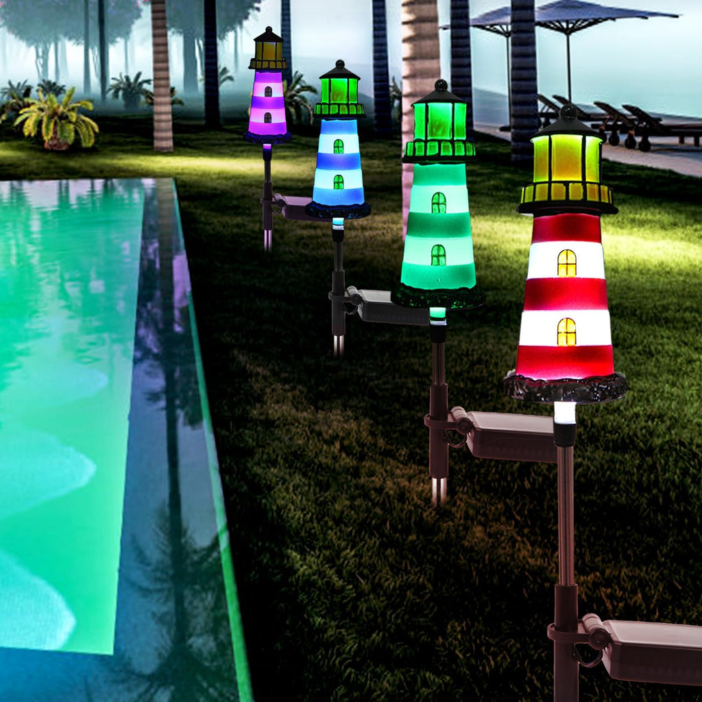2 Pack IP65 Waterproof Solar Stake Lights M801625