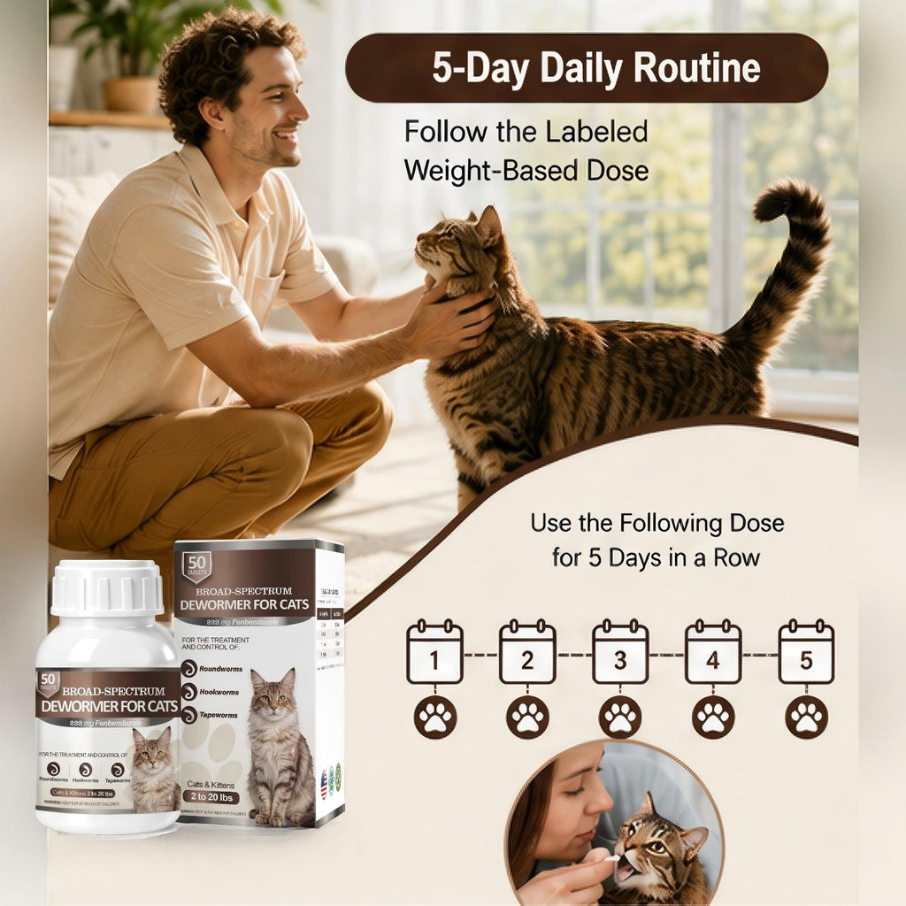 Cat Dewormer 50 Tabs V275