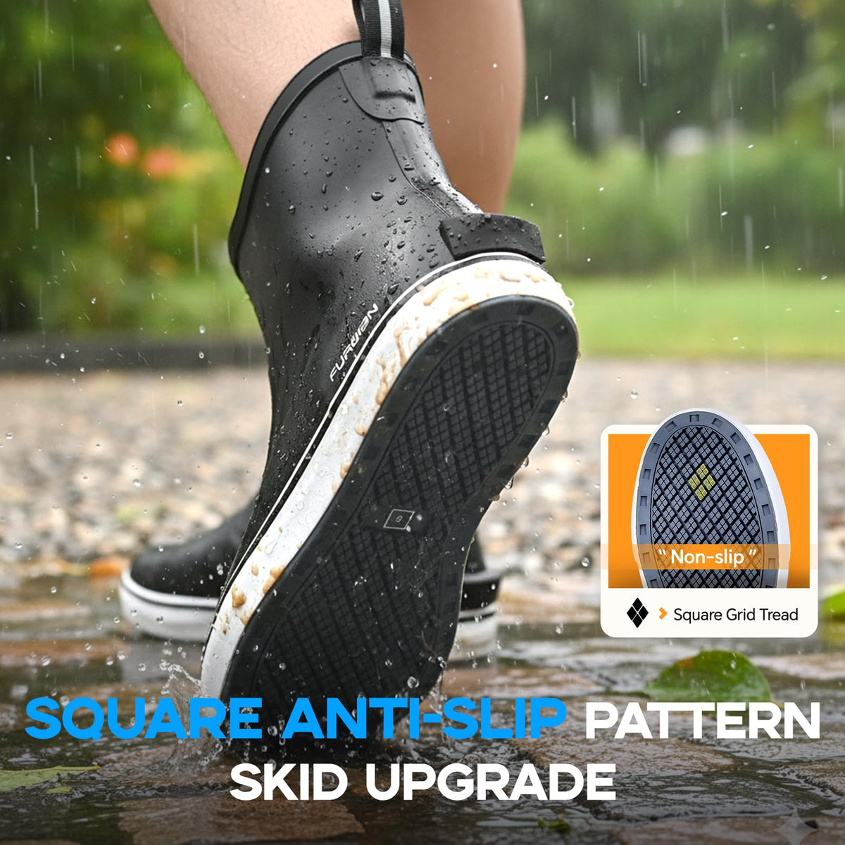 Waterproof Ankle Rubber Boots M1514