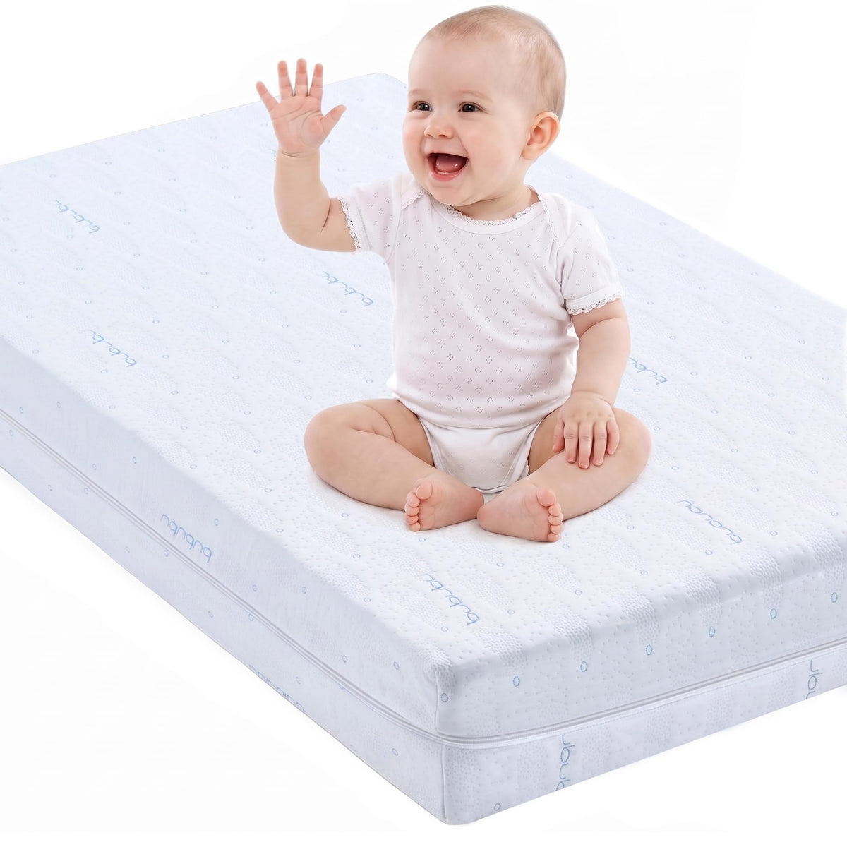 52x27.5x6 Dual-Sided Gel Memory Foam Crib Mattress B19988