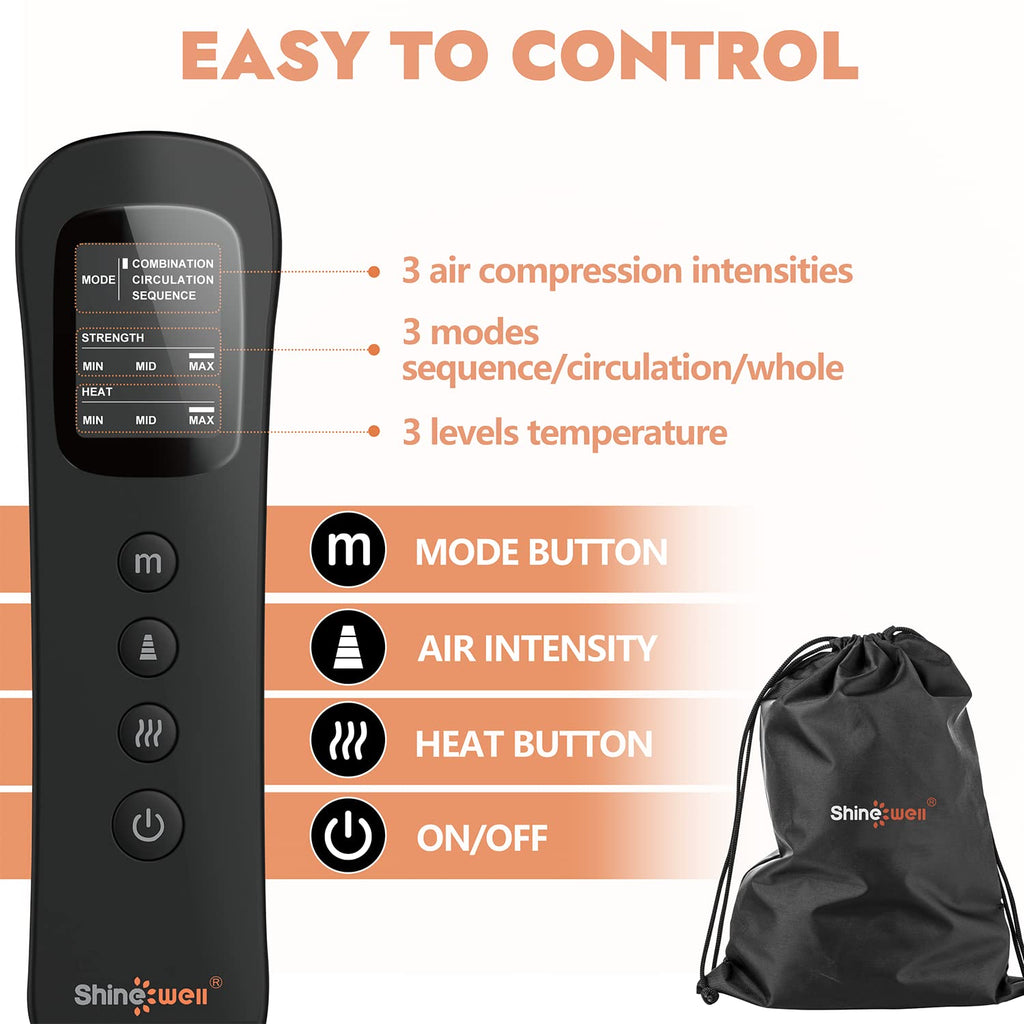Leg Massager with Heat and Compression Y3186