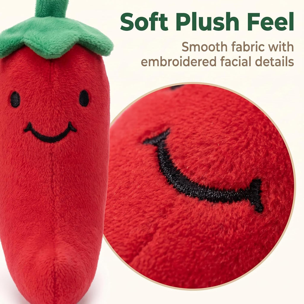 Dog Squeaky Chili Eggplant Corn Pet Supplies N612