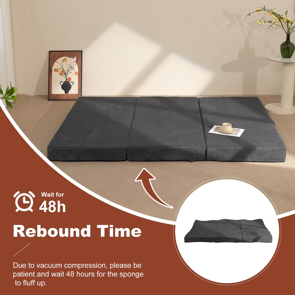 6-Inch Tri-Fold Foldable Mattress M200403