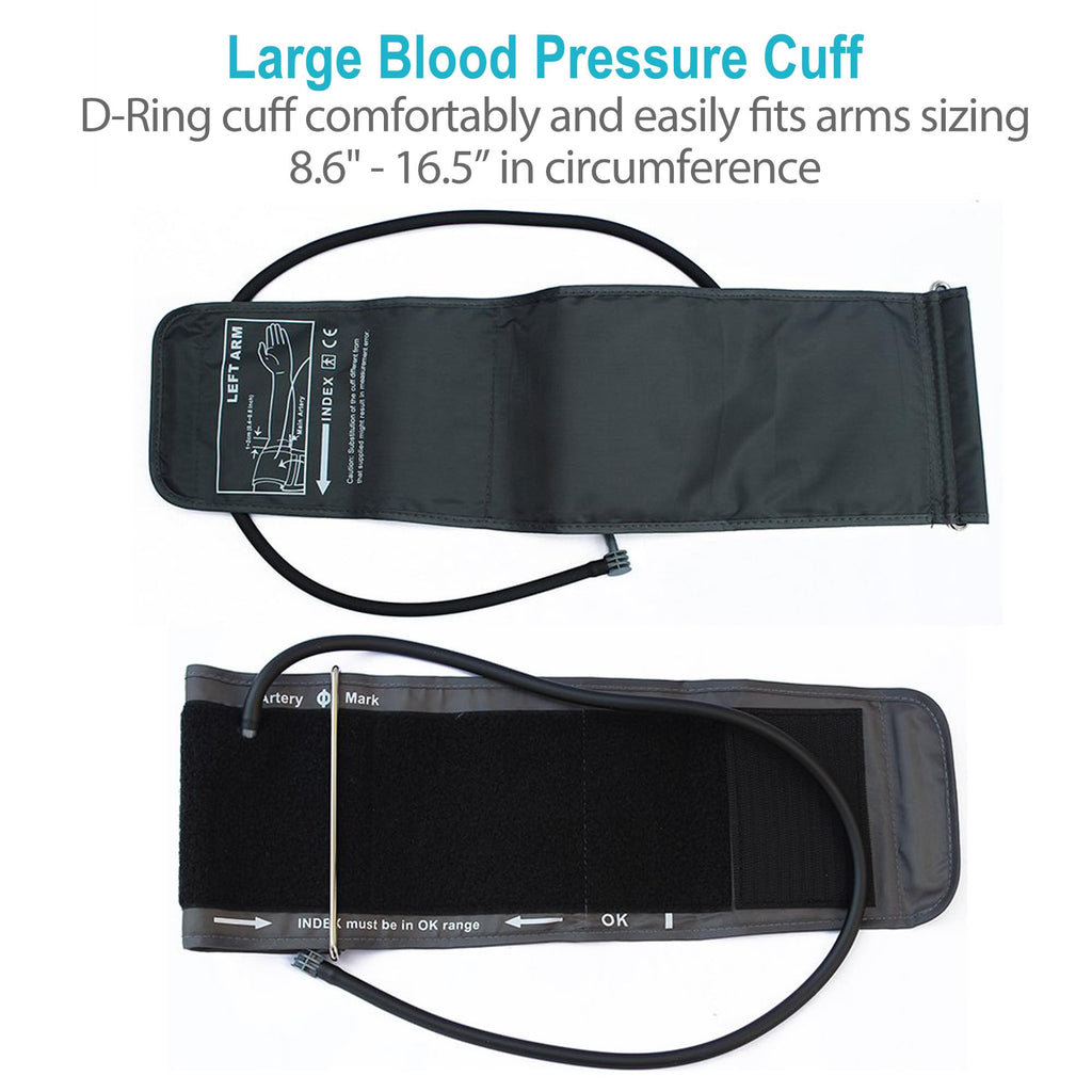 Blood Pressure Monitor Upper Arm Large Cuff 8.6-16.5” Digital BP Gauge 4 User 120 Readings Memory Large LCD Display K8667