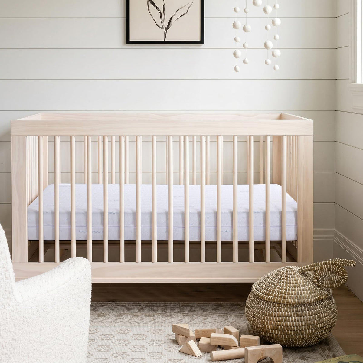 52x27.5x6 Dual-Sided Gel Memory Foam Crib Mattress B19988