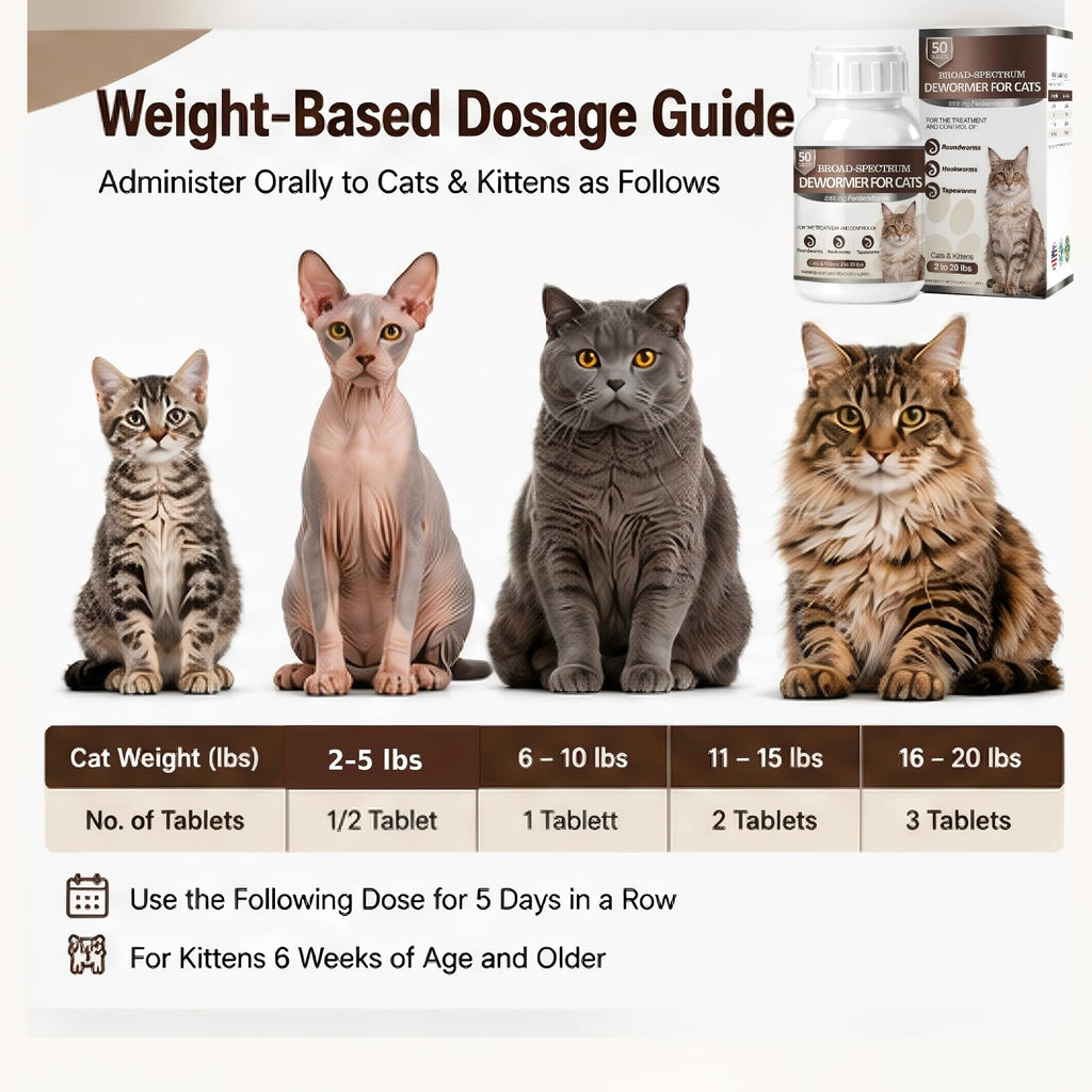 Cat Dewormer 50 Tabs V275