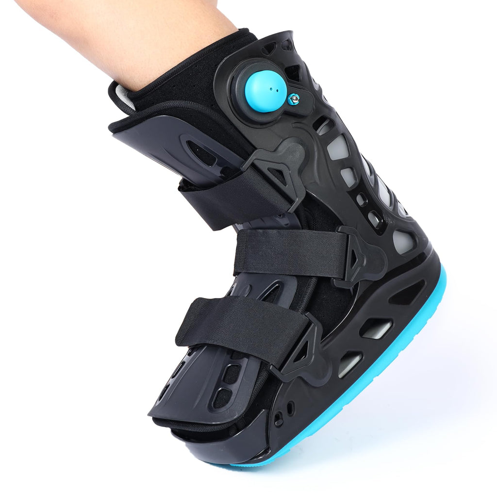 Black Medium Inflatable Walking Boot L558893