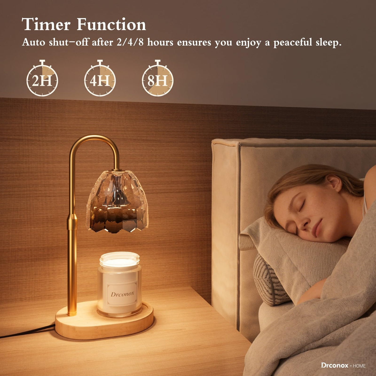 Candle Warmer Lamp with Timer Dimmable Q7902
