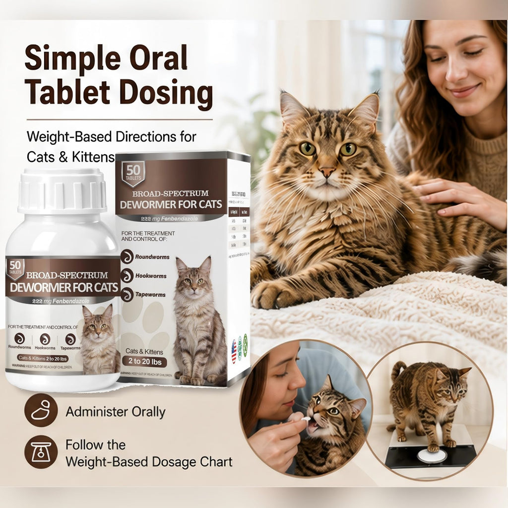 Cat Dewormer 50 Tabs V275