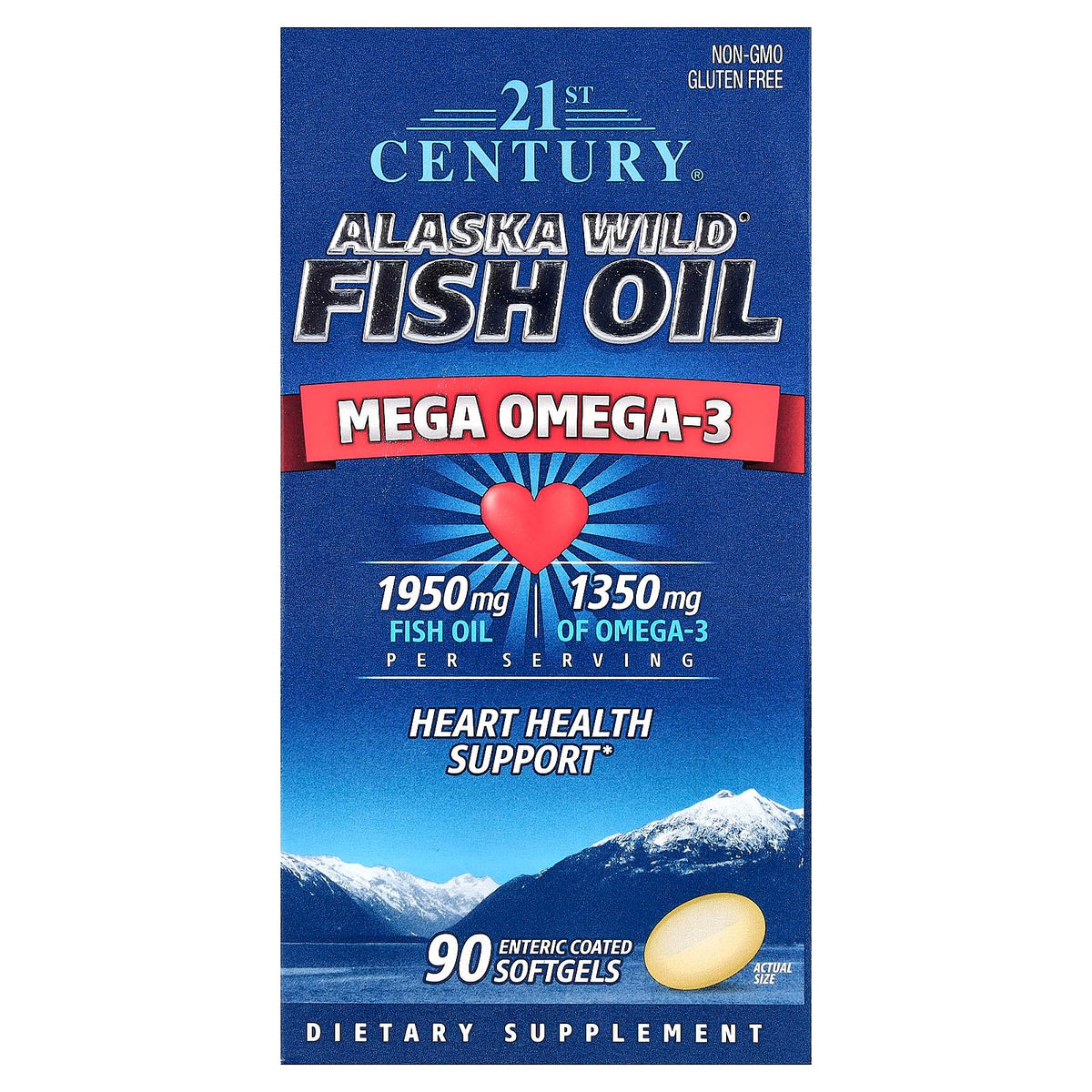 Fish Oil Softgels 90 Count T9342