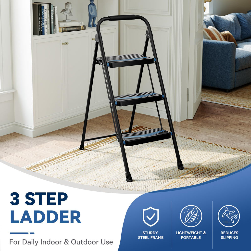 Lightweight Folding 3 Step Stool K53690