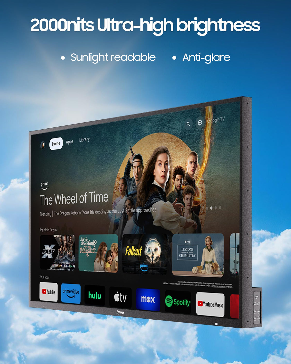 55 inch 2000 Nit 4K IP56 Waterproof Outdoor TV C510946