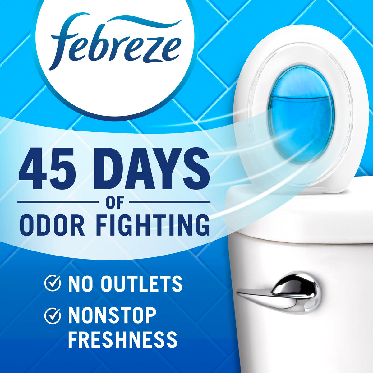 Bathroom Air Freshener Linen & Sky Scent 4 Count U558