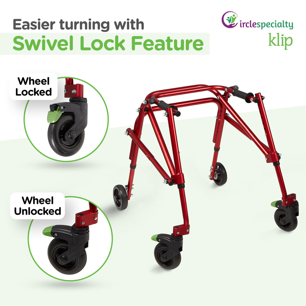 Posterior Rollator Walker 4 Wheel W394