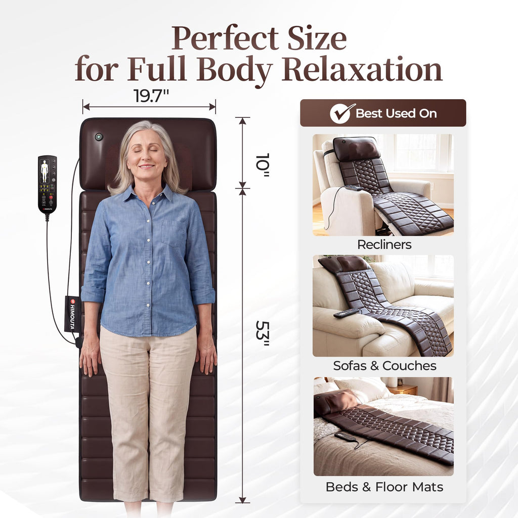 Full Body Massage Mat with Heat Y1634