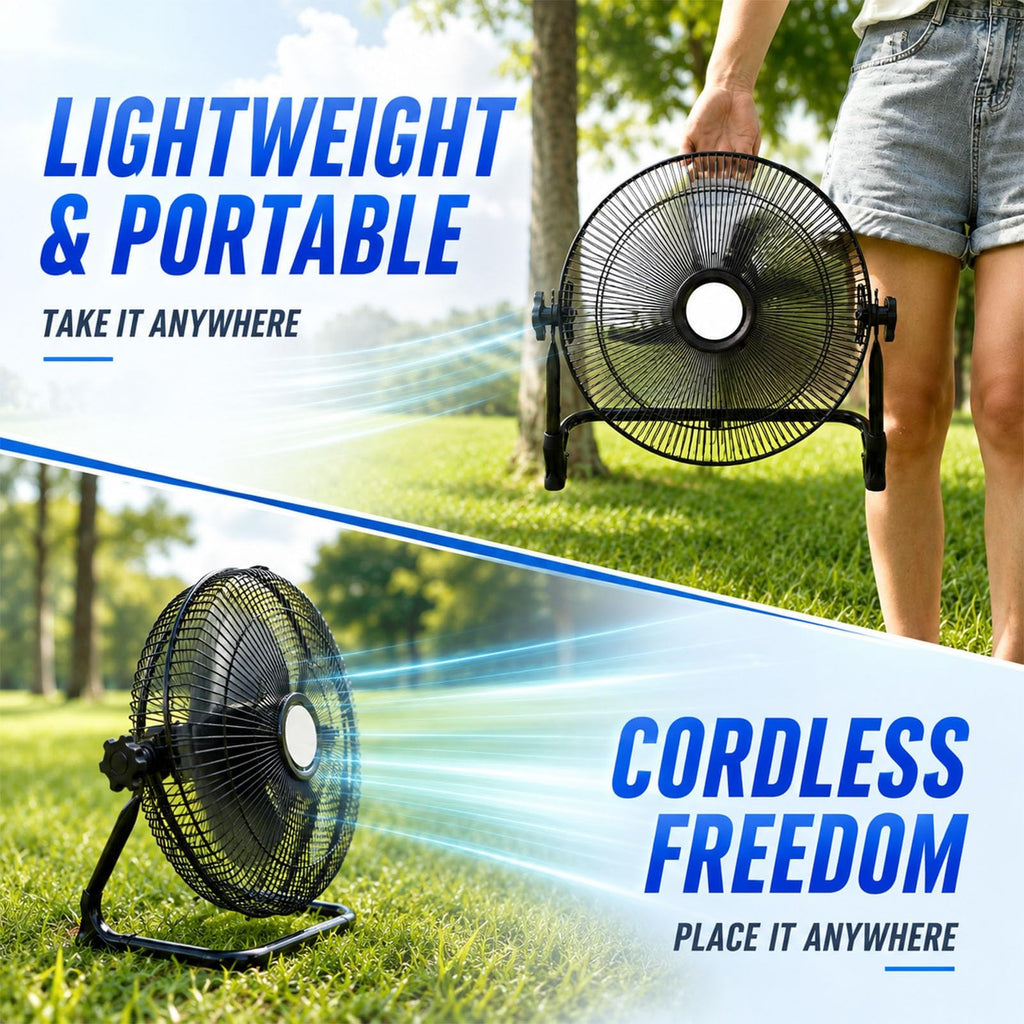 Metal Floor & Box Fan L3680