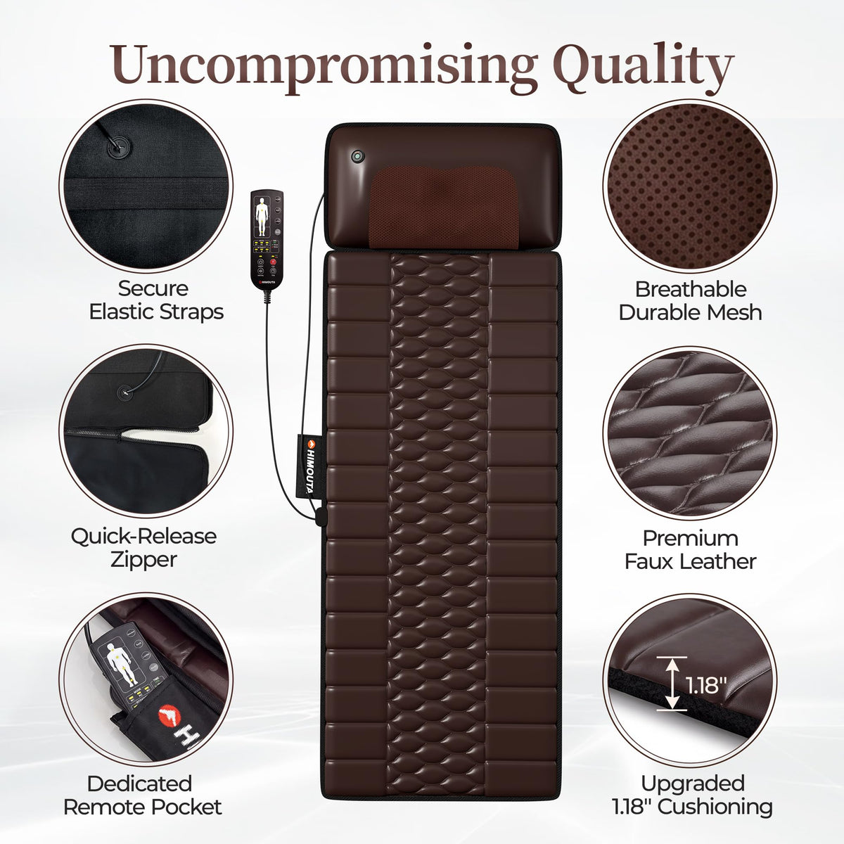 Full Body Massage Mat with Heat Y1634
