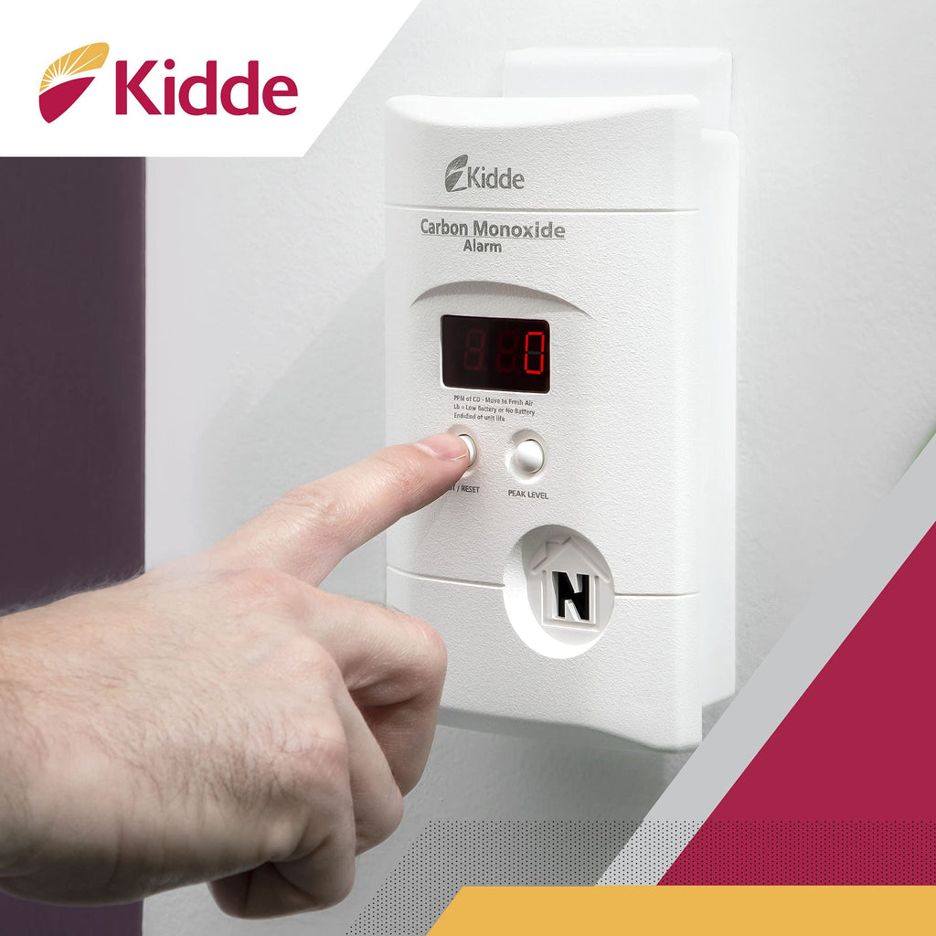 Carbon Monoxide Detector, Plug-In with Digital Display S13980