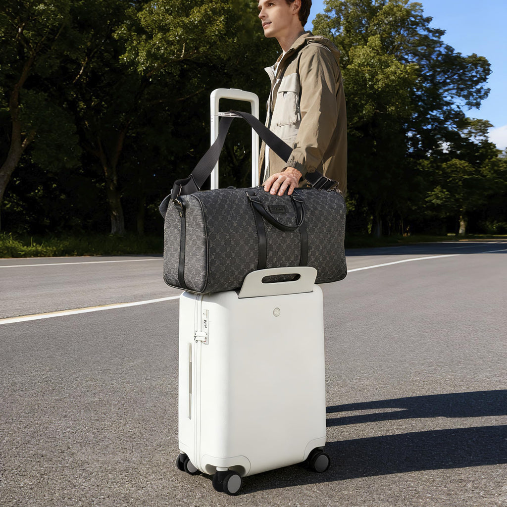 20 Inch Lightweight Hard Shell Carry On Luggage with Spinner Wheels D1651