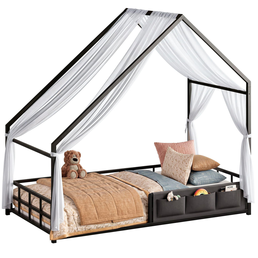 Twin Size Metal Floor Bed Frame M97290