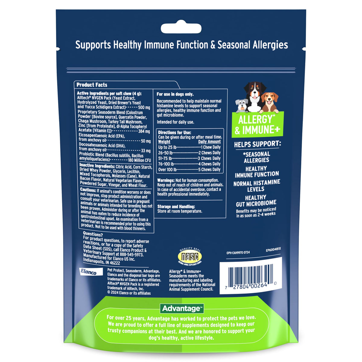 K9 Advantix II Small Dog 2-Mo Supply 60 Count F485