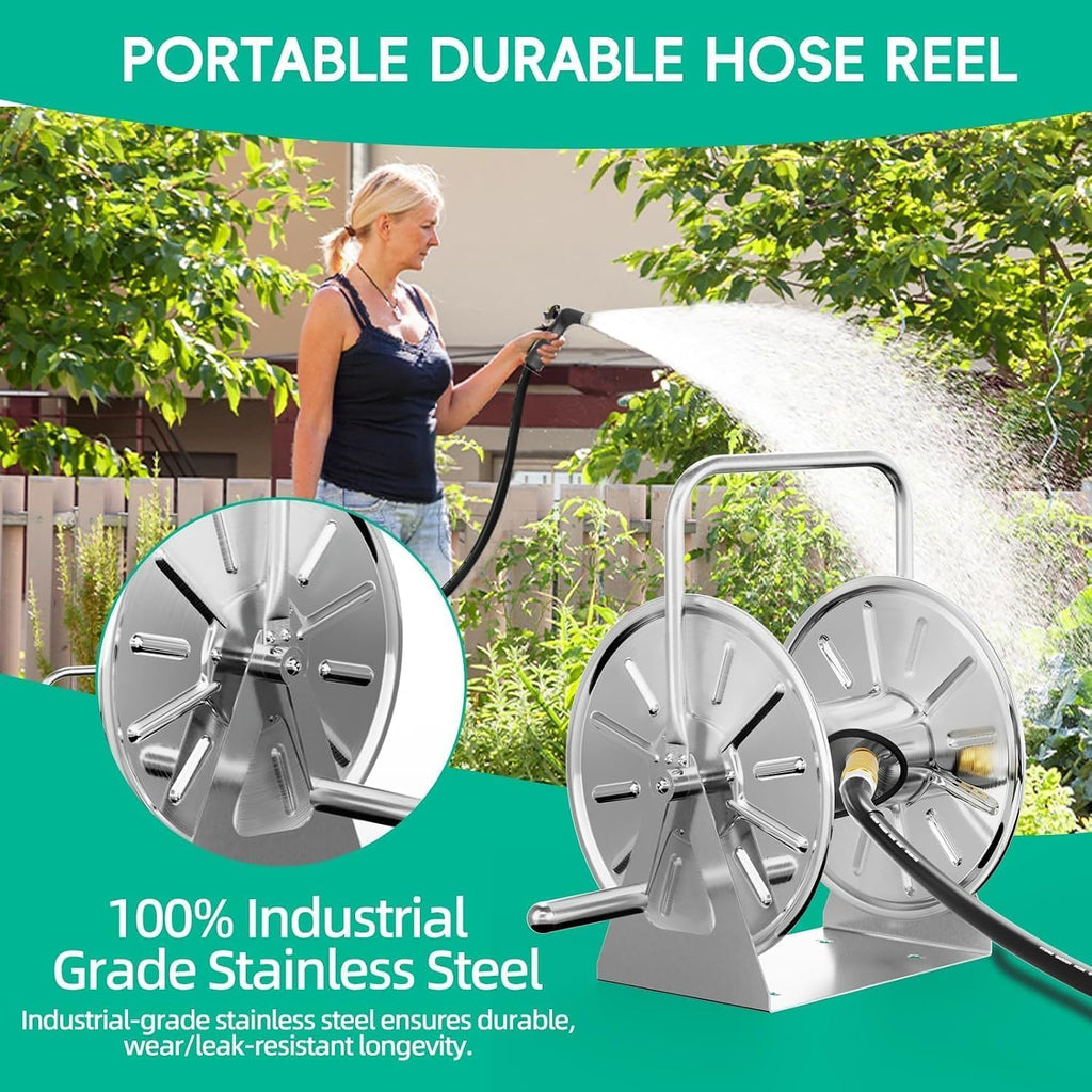 Garden Hose Reel 5/8In 75ft Capacity K17763