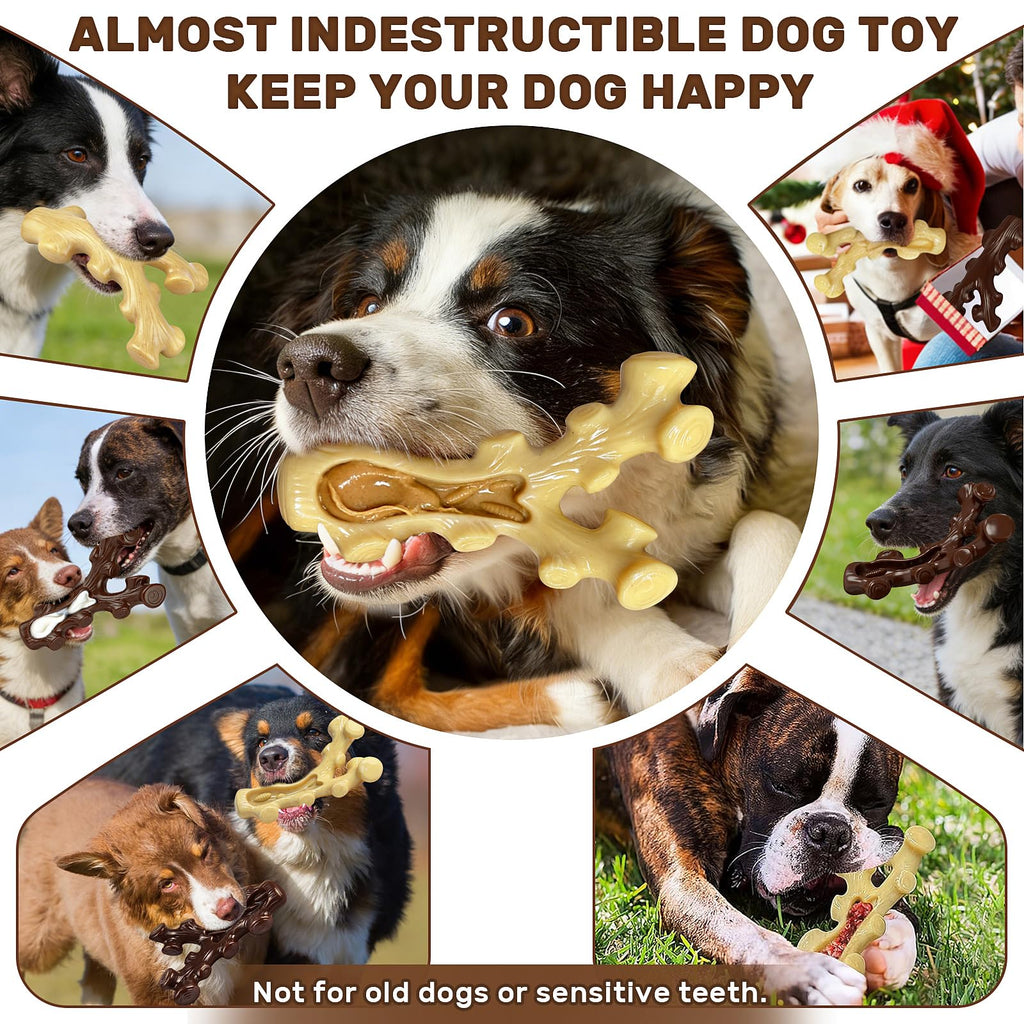 2 Pack Dog Chew Toys for Medium Large Breed T3489