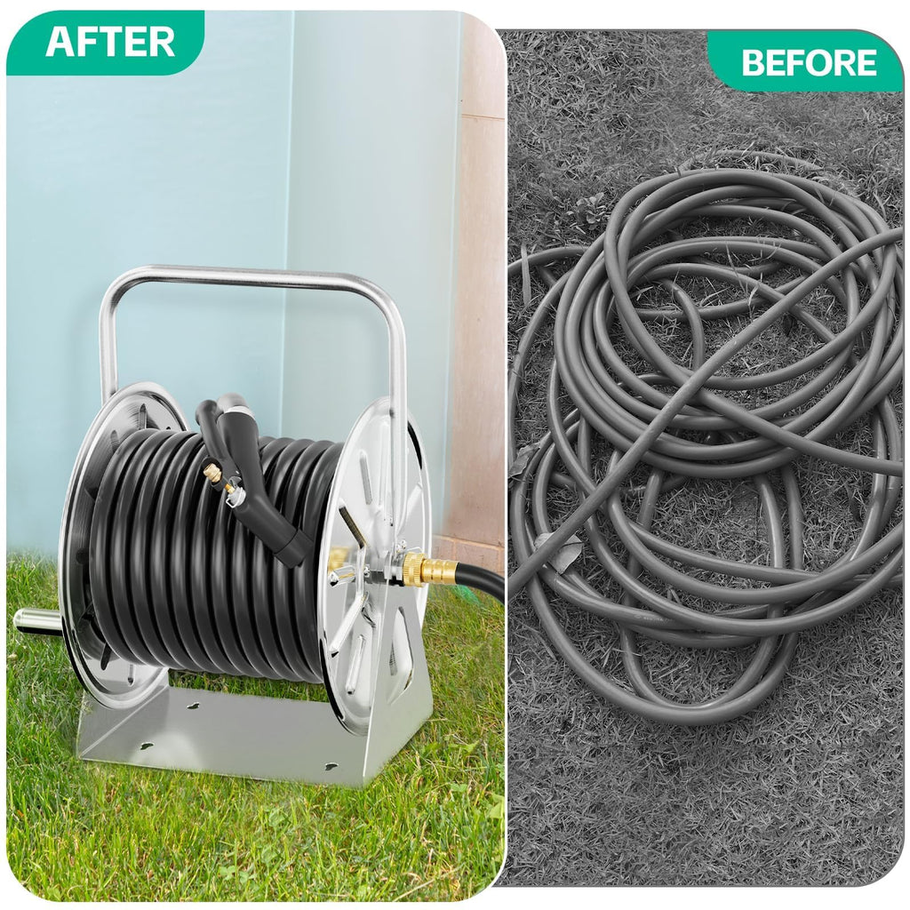Garden Hose Reel 5/8In 75ft Capacity K17763