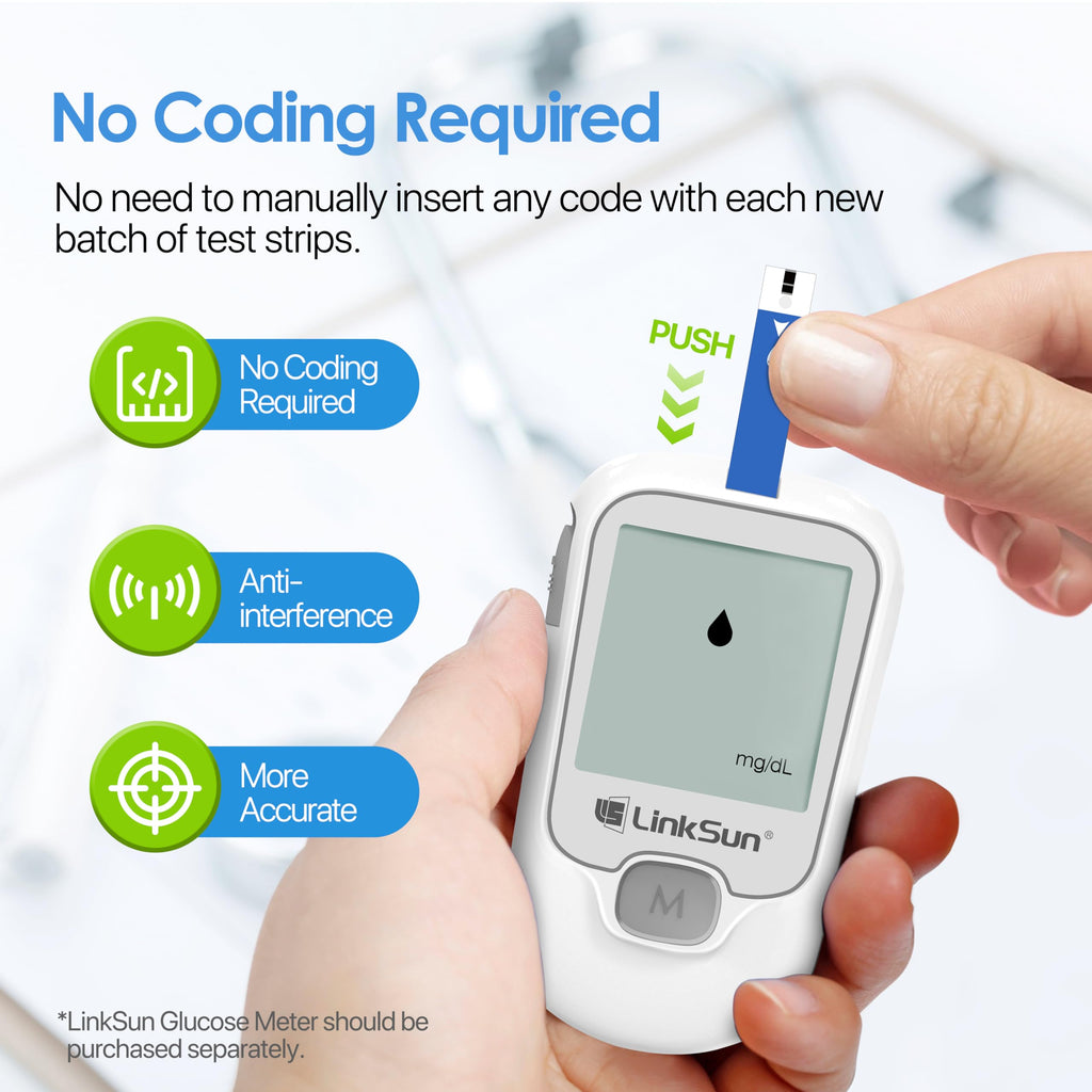 Blood Glucose Test Strips 100 F677744
