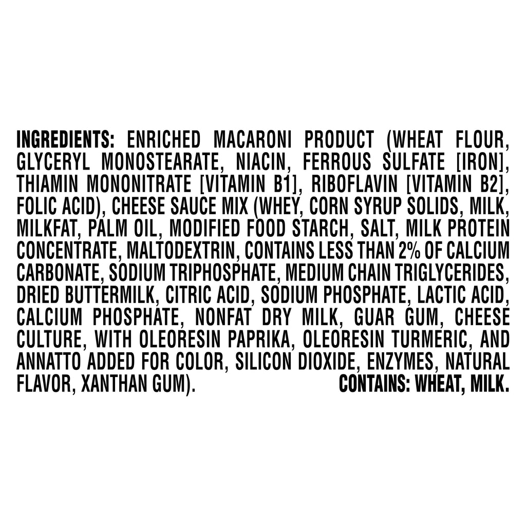 Mac and Cheese Dinner 18 Packets Original Flavor 38.7 oz Q614