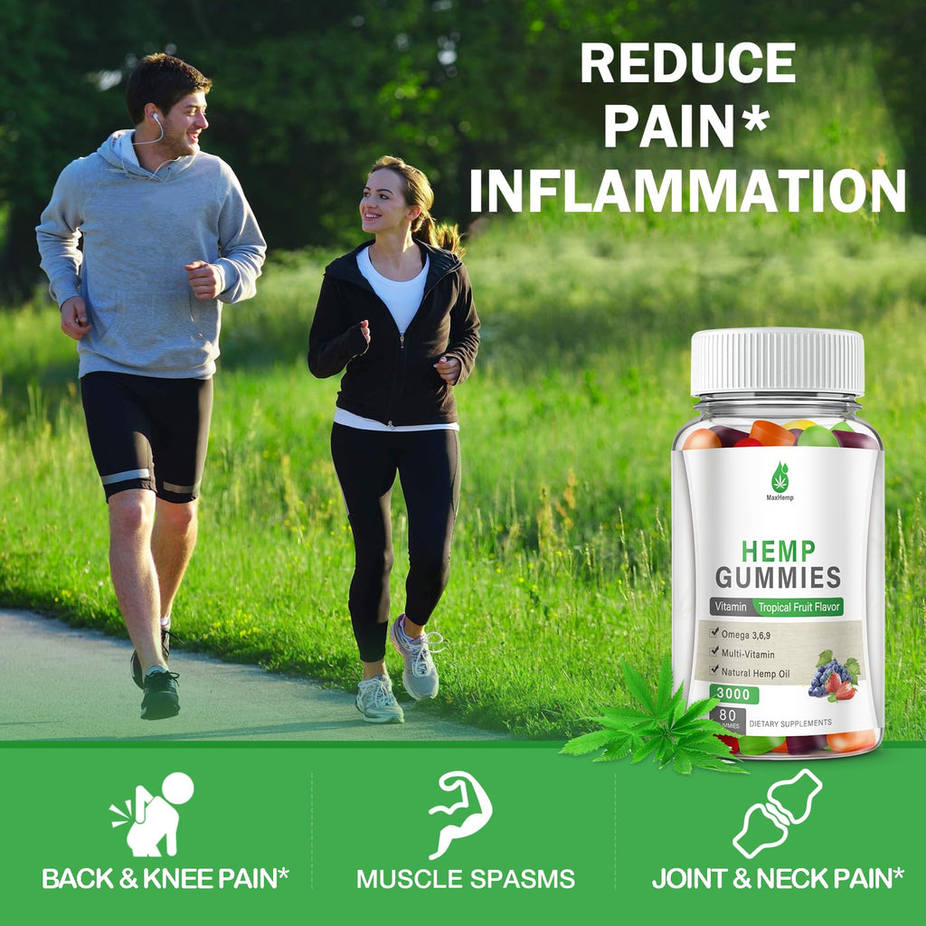 Hemp Gummies High Potency 2 Packs B9933