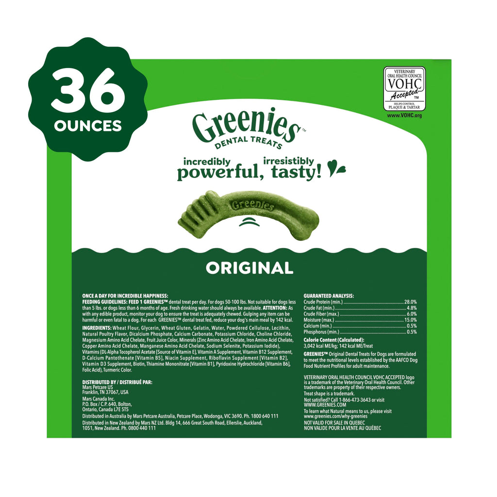 Large Natural Dental Dog Treats, 24 Count I318