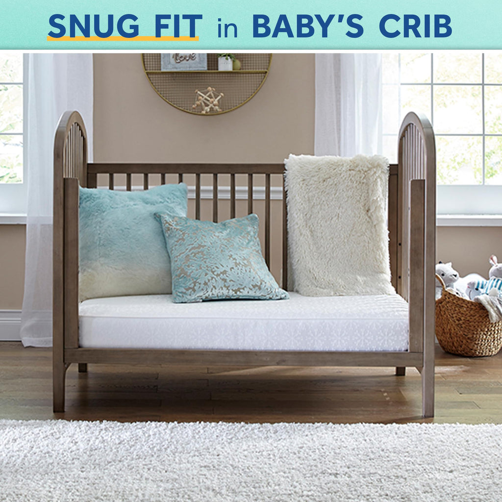 2 Stage Breathable Cooling Foam Cotton Crib Mattress H94106