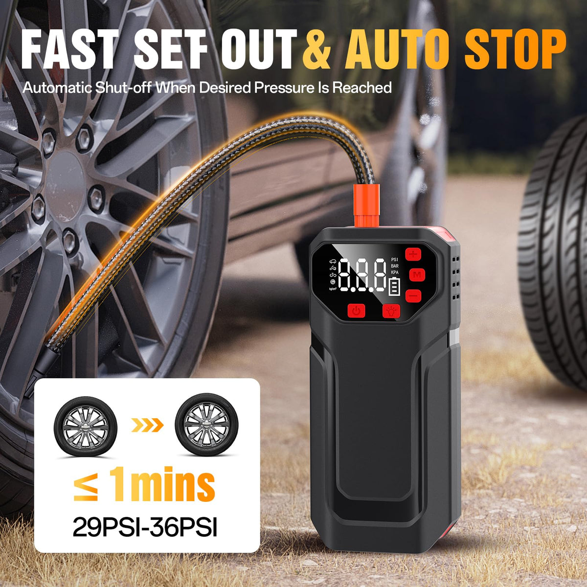 Portable Air Compressor 150PSI E398