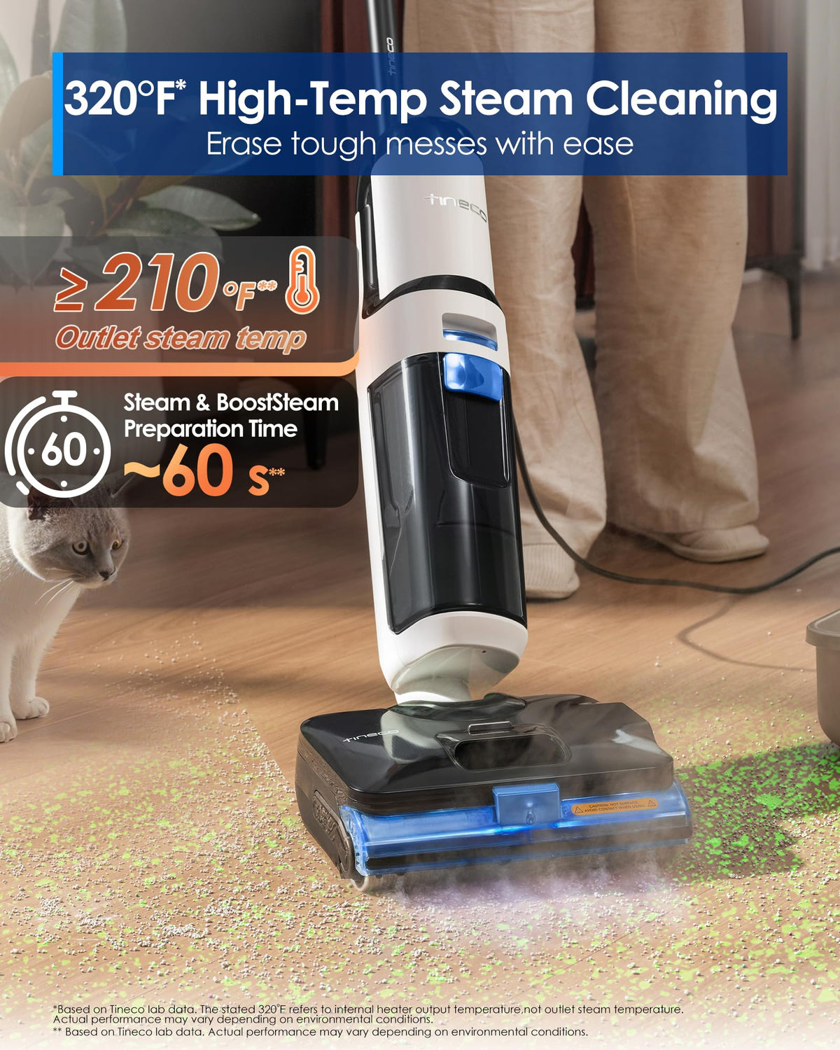 3-in-1 Wet Dry Vacuum Mop with Steam Function G44595