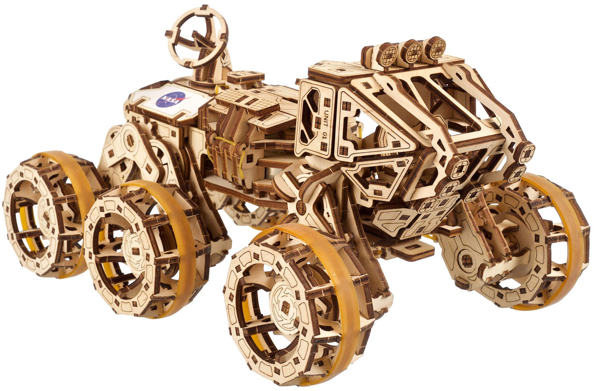 3D Wooden Puzzle Mechanical Model with Spring Drive W39768