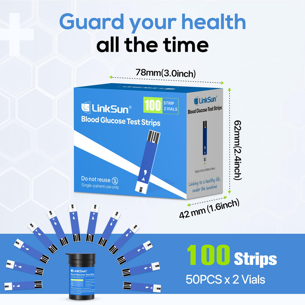 Blood Glucose Test Strips 100 F677744
