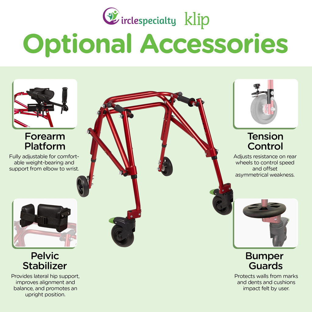 Posterior Rollator Walker 4 Wheel W394