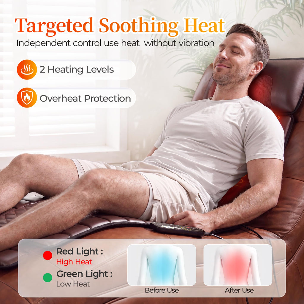 Full Body Massage Mat with Heat Y1634